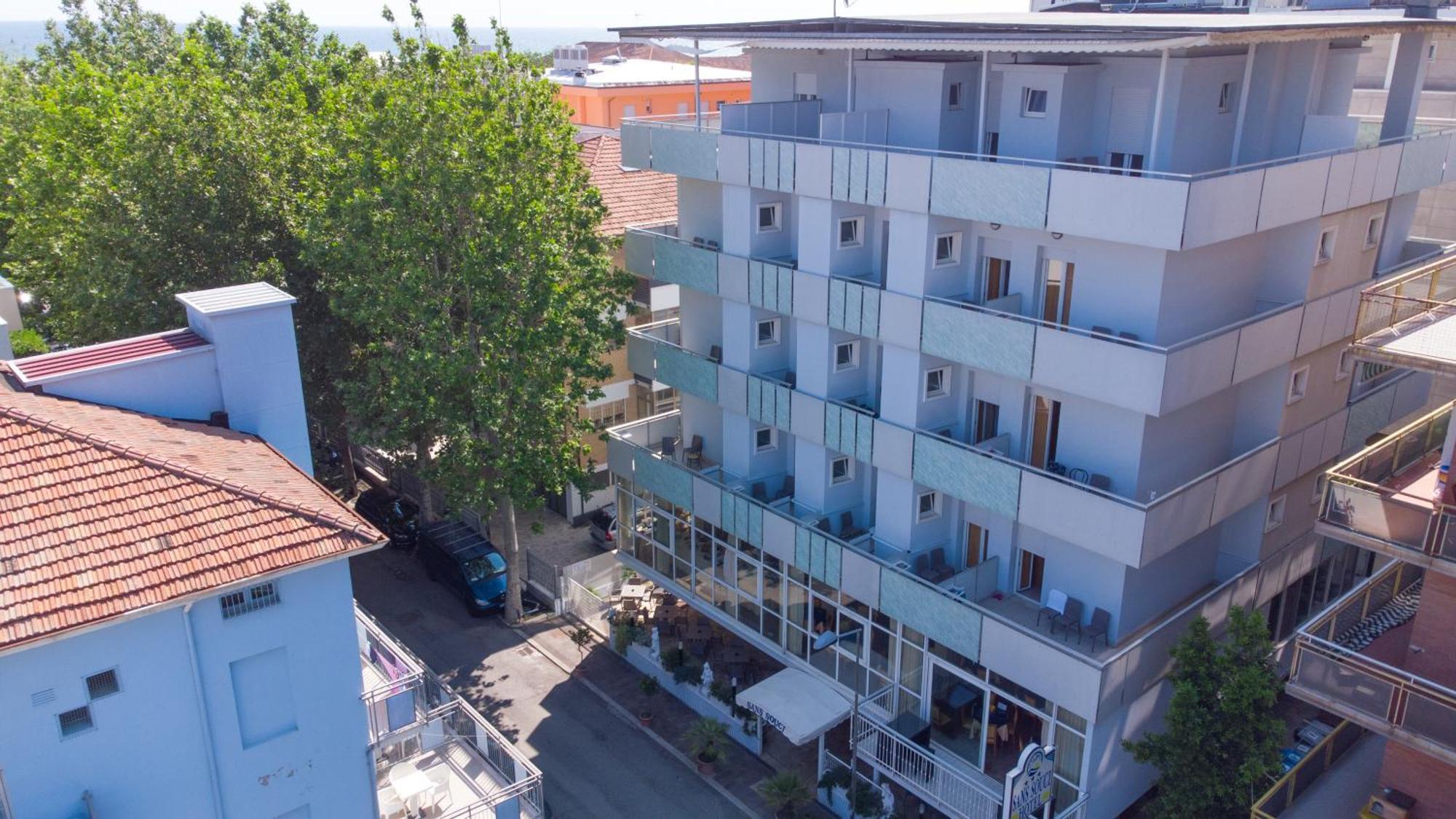 Hotel Sans Souci Rimini Esterno foto