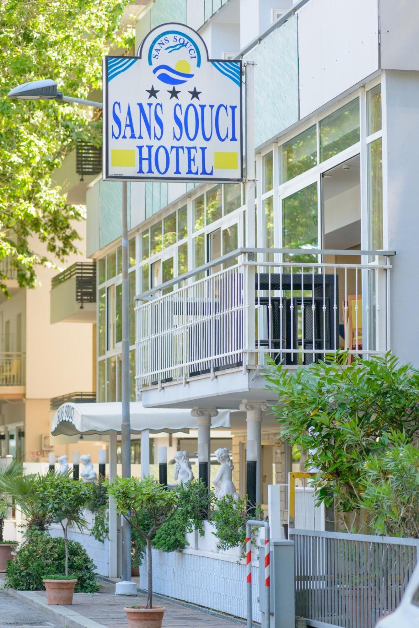 Hotel Sans Souci Rimini Esterno foto